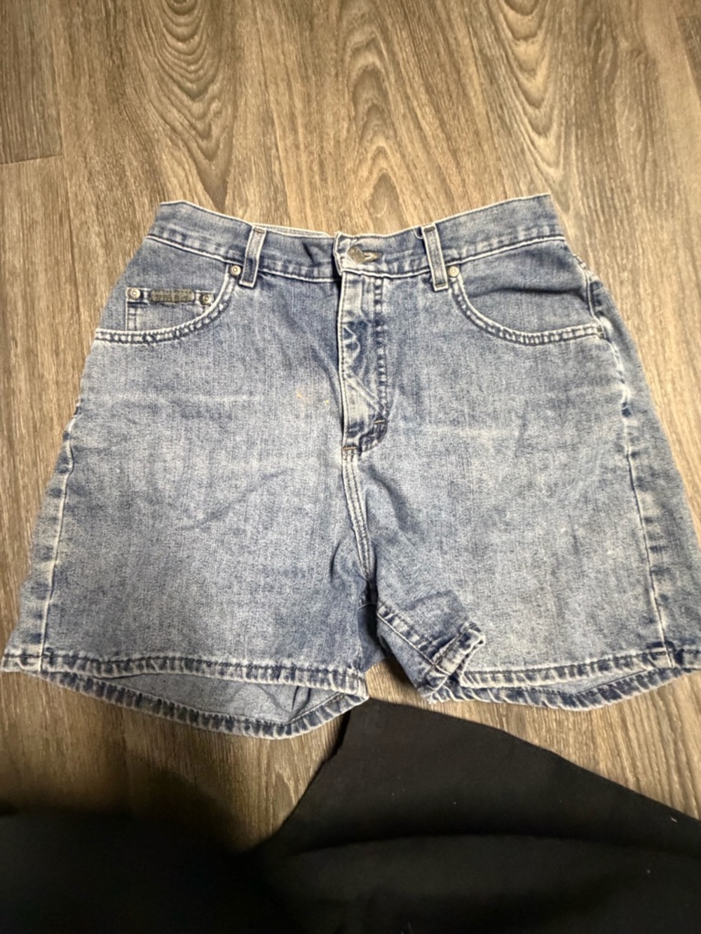 Riveted By Lee - High Waisted Dark Blue Jean Shorts Women’s